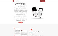 Summarify AI For YouTube Powered By ChatGPT