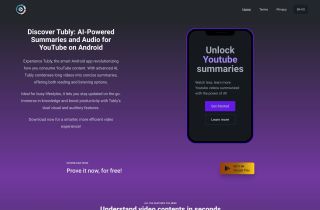 Tubly: Your Youtube Videos Summary Assistant