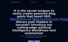 WP AI Text Summarizer