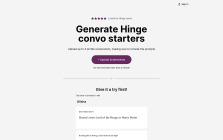 Hinge Openers AI