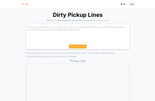 Dirty Pickup Lines