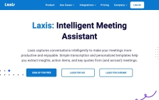 Laxis | AI Meeting Assistant for Revenue Teams