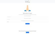 Write Me A Prayer - An AI Powered Prayer Generator