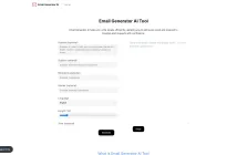 Email Generator AI Tool