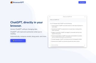 BrowserGPT - Chrome Extension for ChatGPT in your Browser