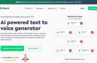PlayHT: AI Voice Generator & Realistic Text to Speech Online