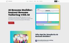 Wonderin AI Resume Builder