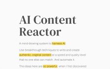 AI Content Reactor