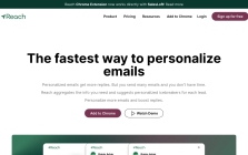Reach - The fastest way to personalize emails