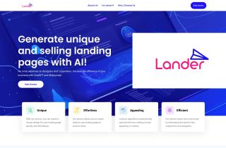 Lander - Landing Page AI Generator