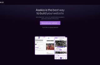 Asekio - AI Website Builder