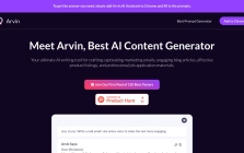 Arvin - Your AI Writing Assistant & Best AI Content Generator