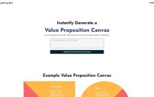 AI Value Proposition Canvas Generator