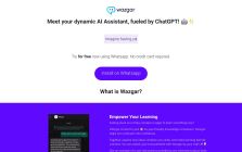 Wazgar - ChatGPT in Whatsapp