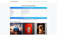 AI Pixar Posters Generator