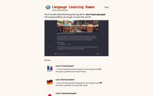Language Learning Games by AI