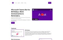 A-Bot | Polls, Recognition, Reminders & Birthdays on Microsoft Teams