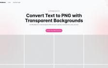 Convert Text to PNG with Transparent Backgrounds