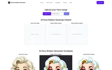 AI Face Sticker Generator