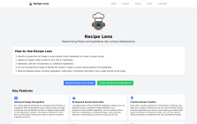 Recipe Lens