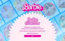 Barbie Selfie Generator