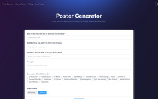 Poster Generator