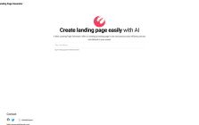 AI Landing Page Generator