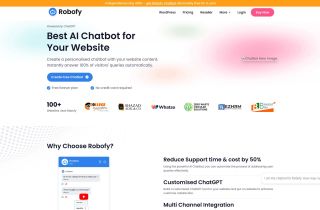 AI Chatbot Builder for Your Website - Robofy