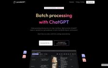 Batch / Bulk processing for ChatGPT AI