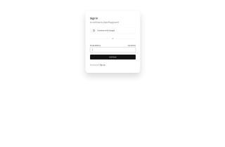 OpenPlayground