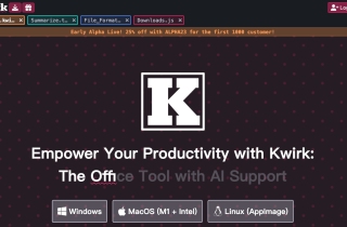 Kwirk.io - AI assisted working