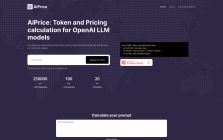 AiPrice - AI Token Pricing Calculator API