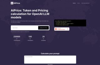 AiPrice - AI Token Pricing Calculator API