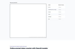 Token Counter for OpenAI Models