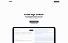 AI Web Page Analyzer (AI WPA)