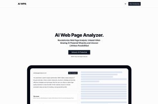 AI Web Page Analyzer (AI WPA)