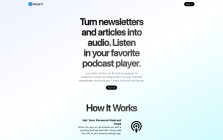 Read It - Turn Your Newsletters and Articles Into A Podcast