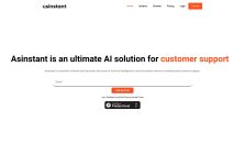 AsInstant - AI for Customer Support & Marketing
