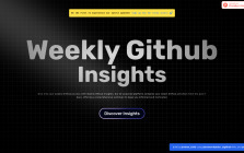 Weekly Github Insights
