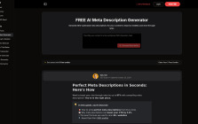 FREE AI Meta Description Generator