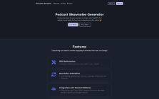 Podcast Show Notes Generator