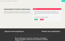 Automated Content Advisories