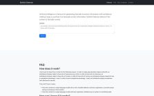 Bullshit Detector for AI generated content