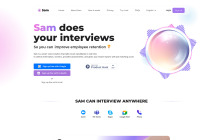 Sam AI Voice Interviewer