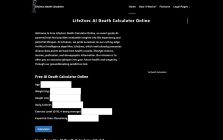 Life2vec AI Death Calculator Online