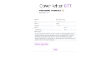 ChatGPT Cover Letter Builder
