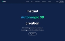 Sloyd - Generate 3D. Fast.