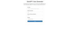 QuizGPT: Classroom Quiz Generator