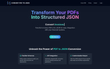 Convert PDF to JSON