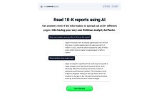 Read 10-K reports using AI